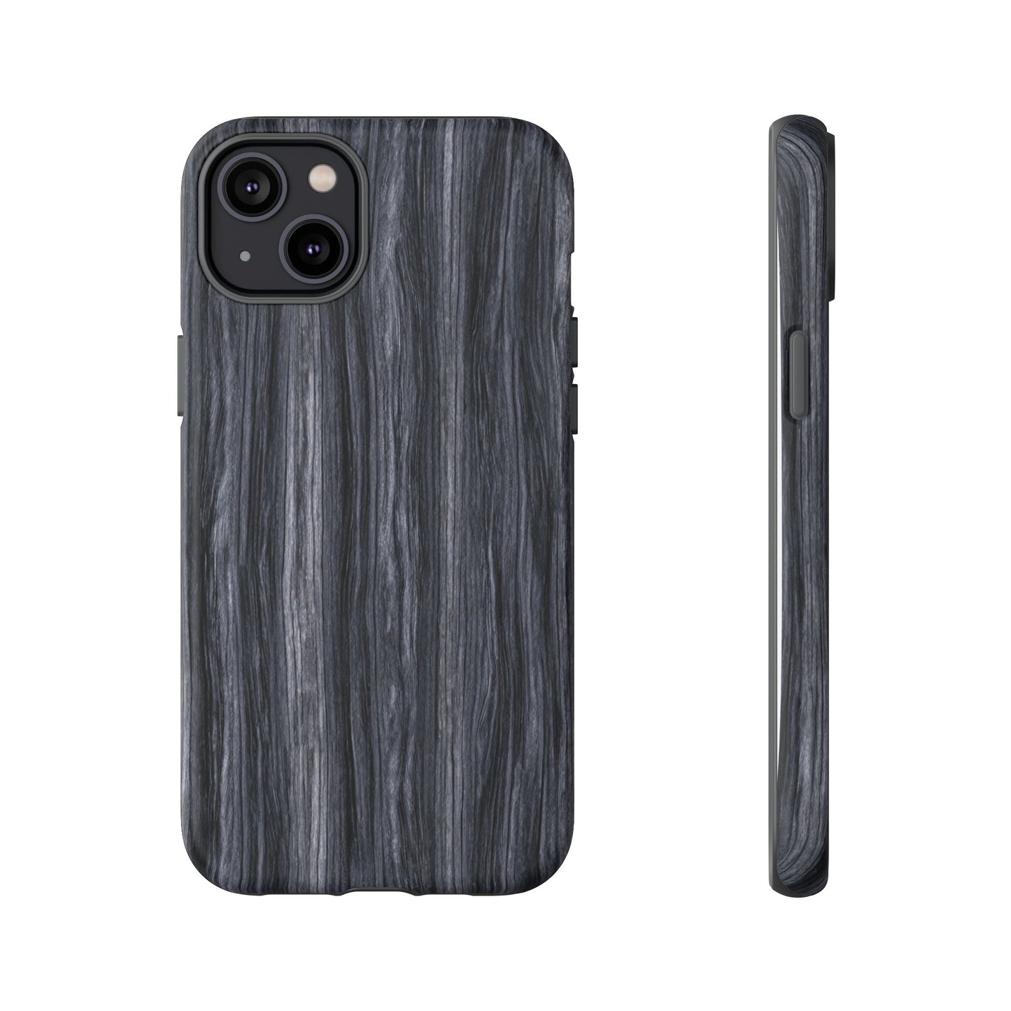 Black Wood (iPhone X - iPhone 17 Pro Max) [TOUGH CASE]