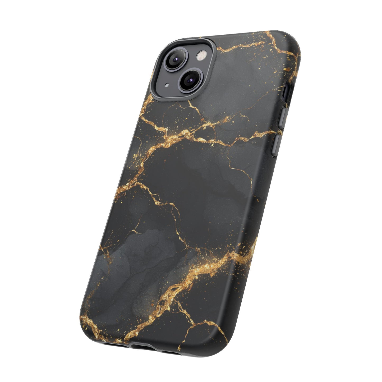 Black & Gold Marble [TOUGH CASE]
