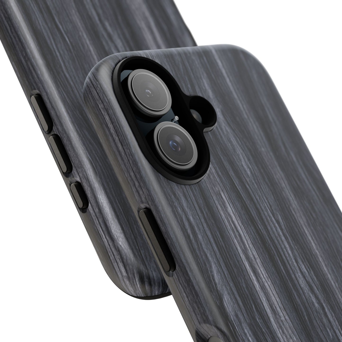 Black Wood (iPhone X - iPhone 17 Pro Max) [TOUGH CASE]