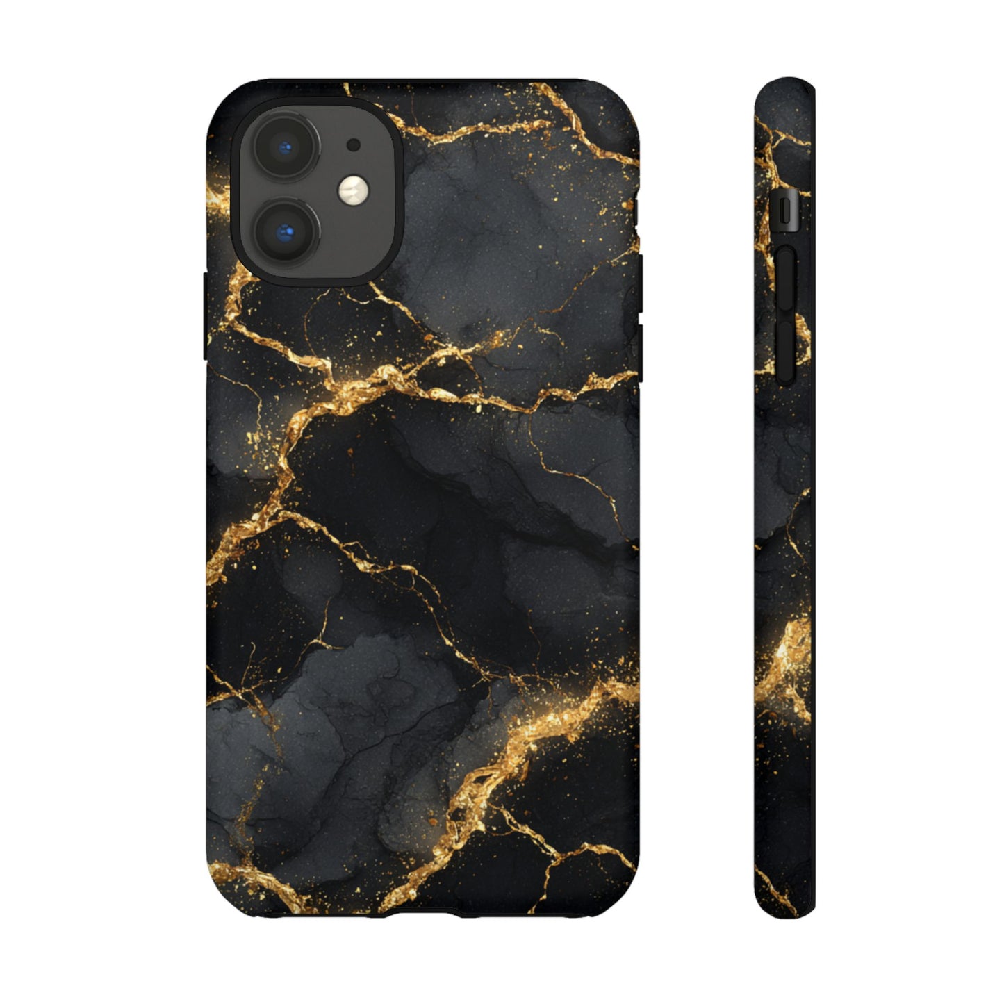 Black & Gold Marble [TOUGH CASE]