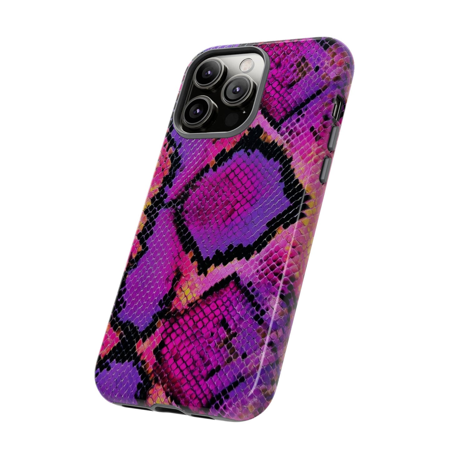 Purple Pink Snake Skin [TOUGH CASE]