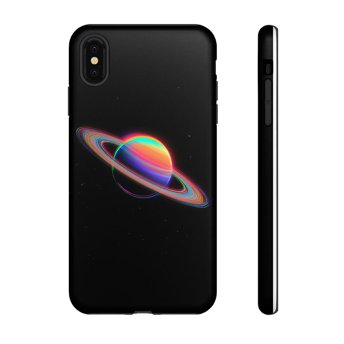 Glitched Saturn – (iPhone X - iPhone 17 Pro Max) [TOUGH CASE]