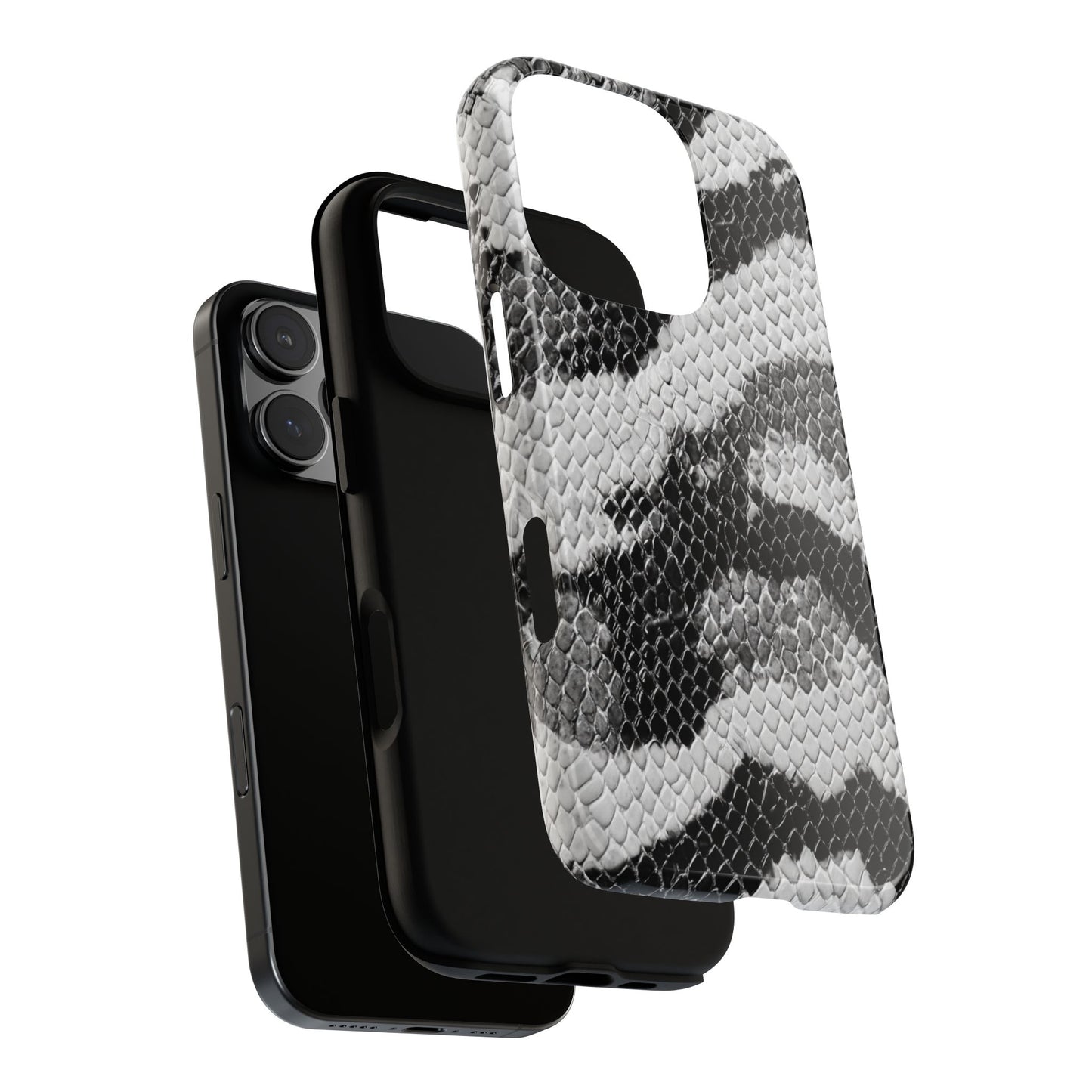 Black & White Snakeskin [TOUGH CASE]