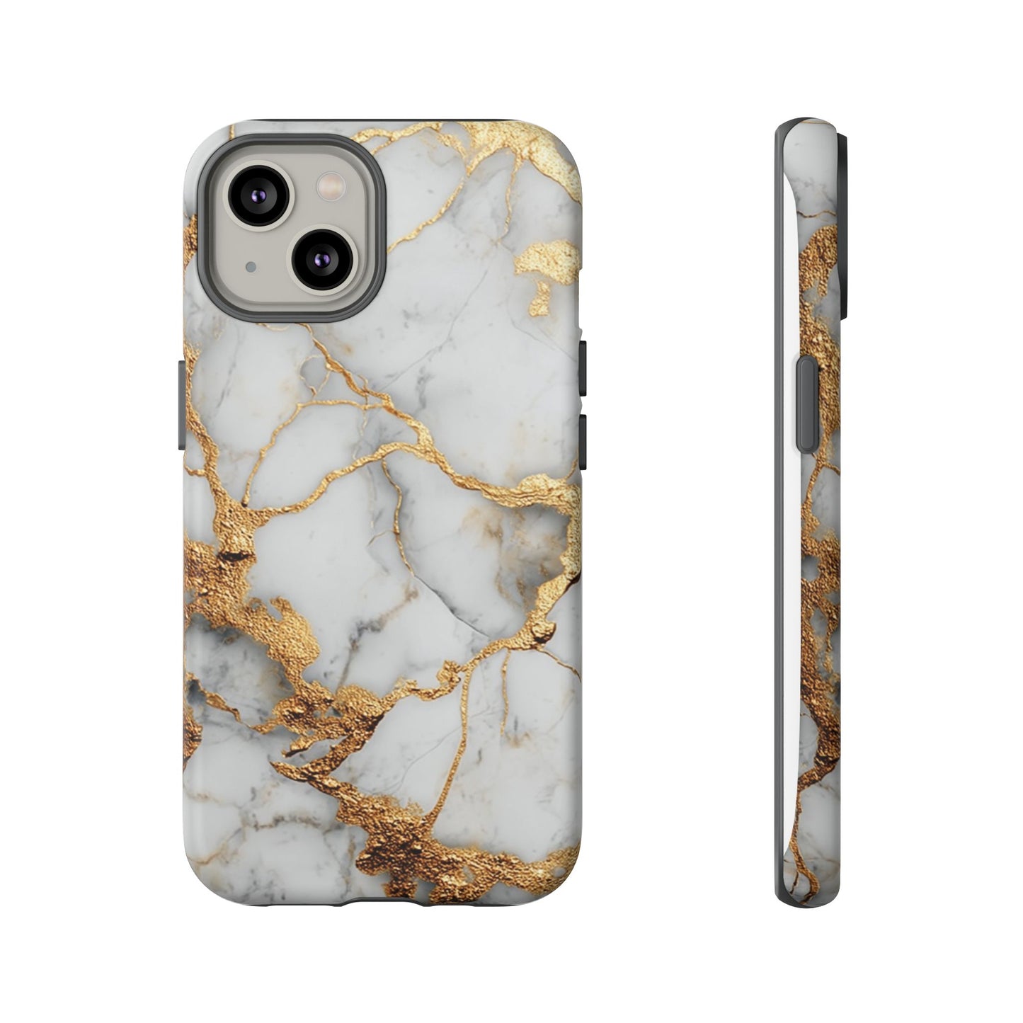 White & Gold Marble [TOUGH CASE]
