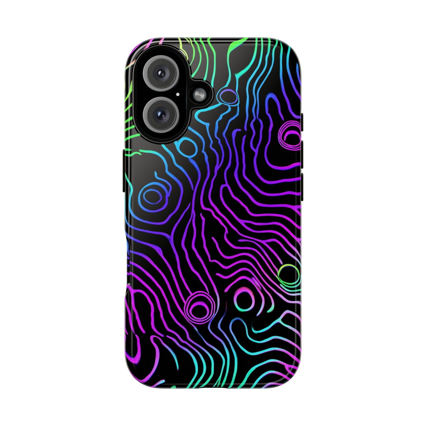 Topographic (iPhone X - iPhone 17 Pro Max) [TOUGH CASE]