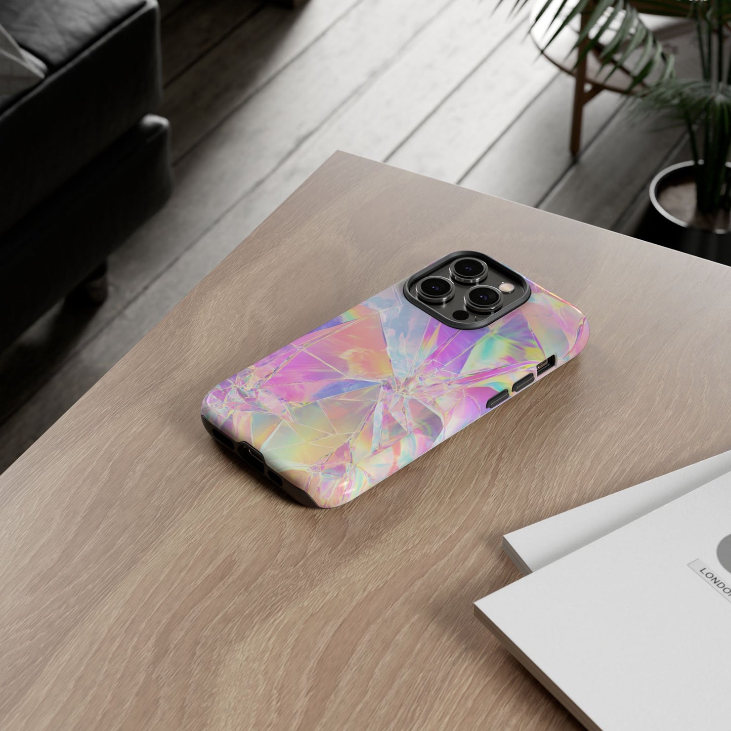 Iridescent Shards Phone Case (iPhone X - iPhone 17 Pro Max) [TOUGH CASE]