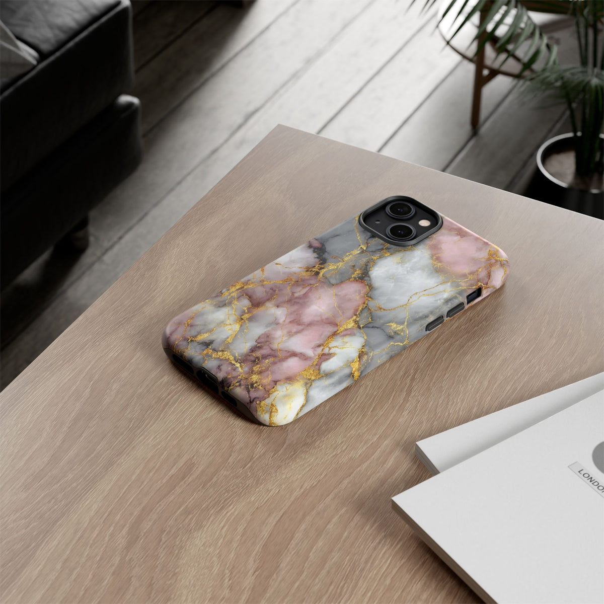 Rose & White Marble