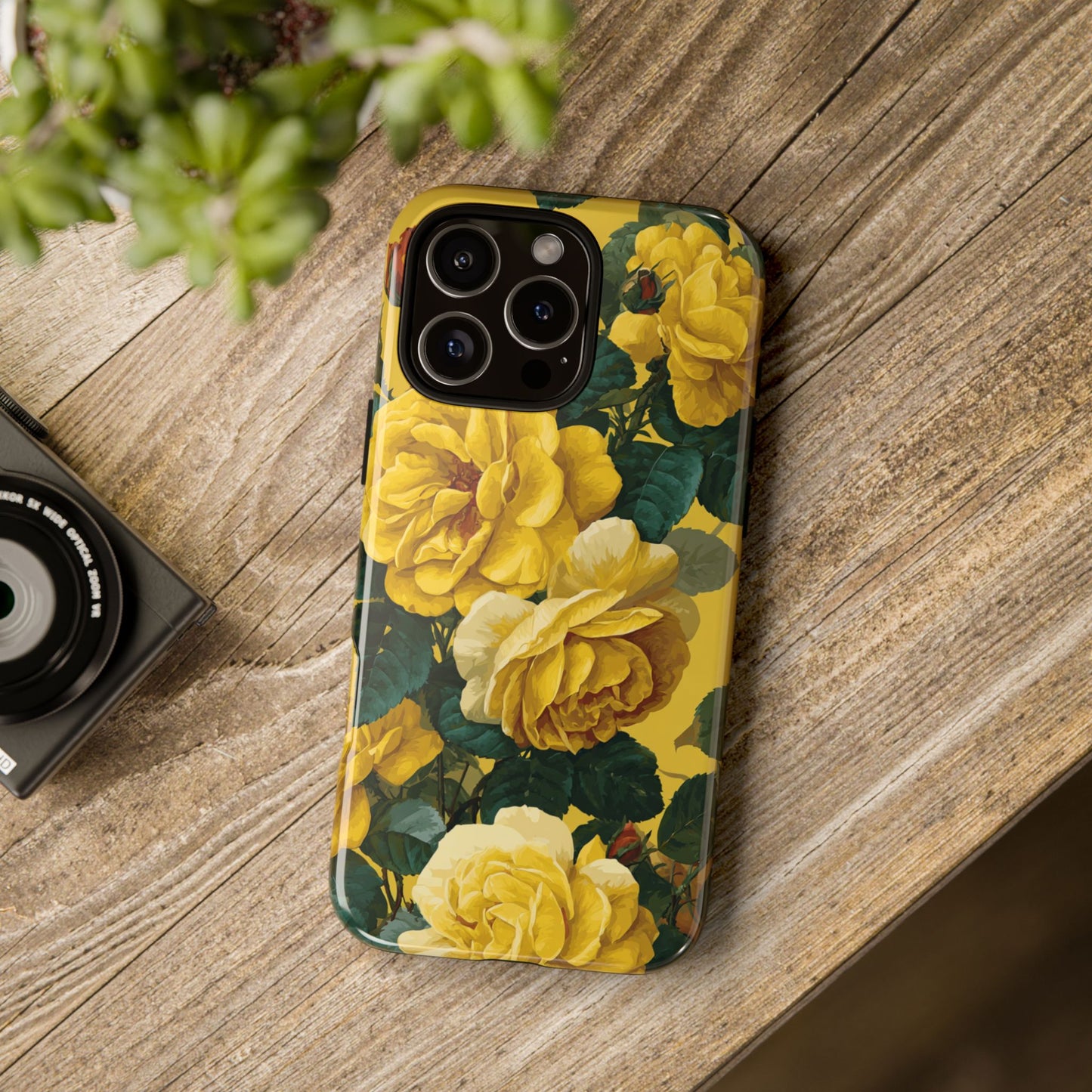Floral Yellow Roses [TOUGH CASE]
