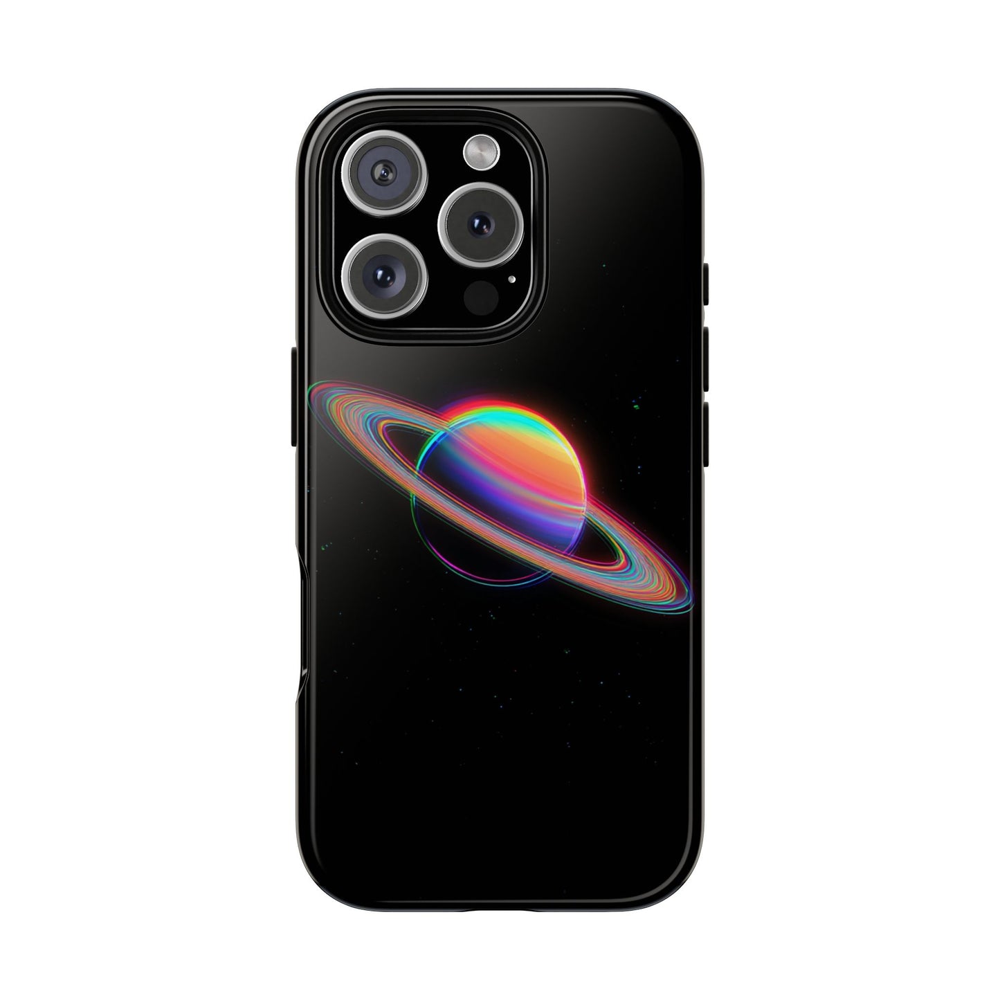 Glitched Saturn – (iPhone X - iPhone 17 Pro Max) [TOUGH CASE]