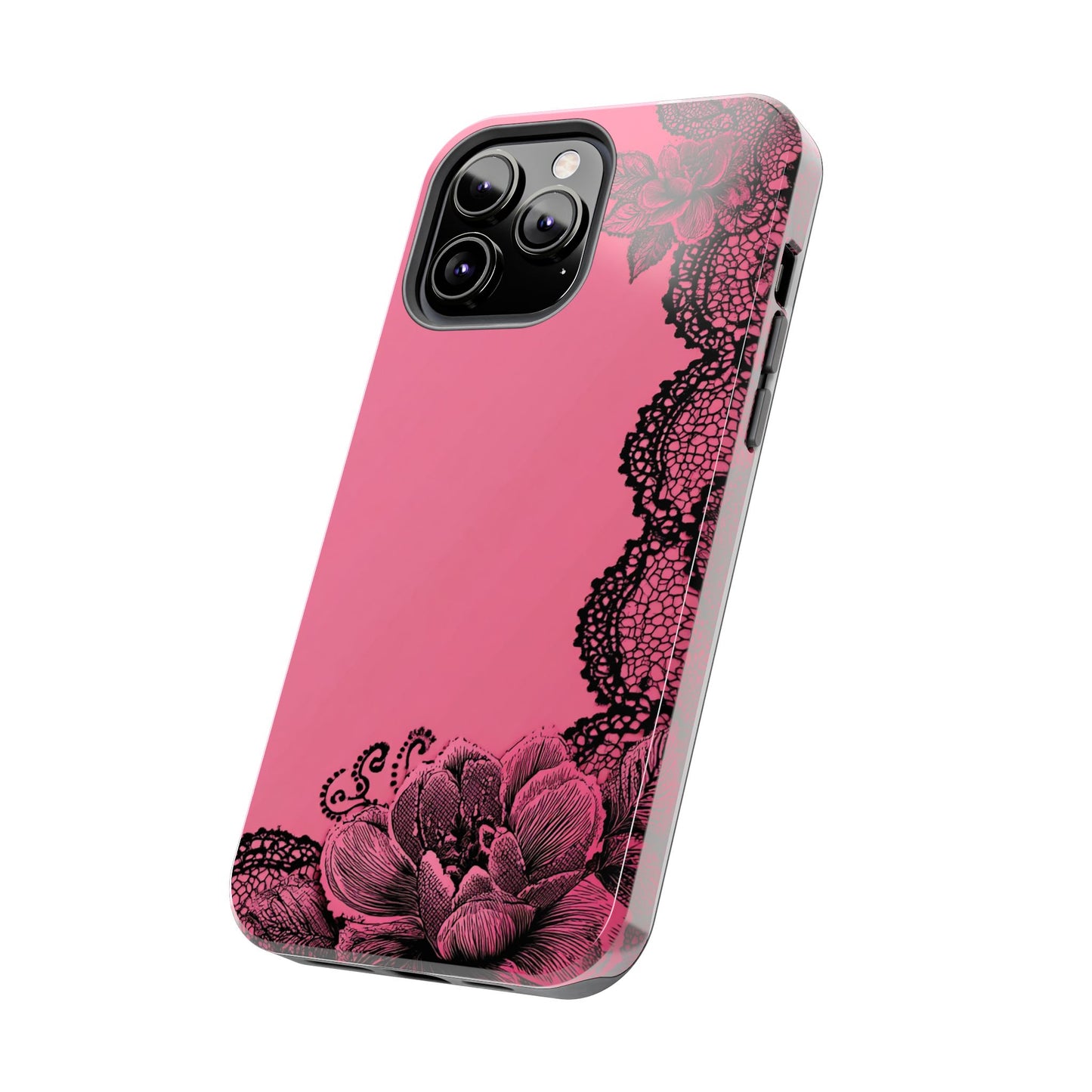 Pink Floral Lace