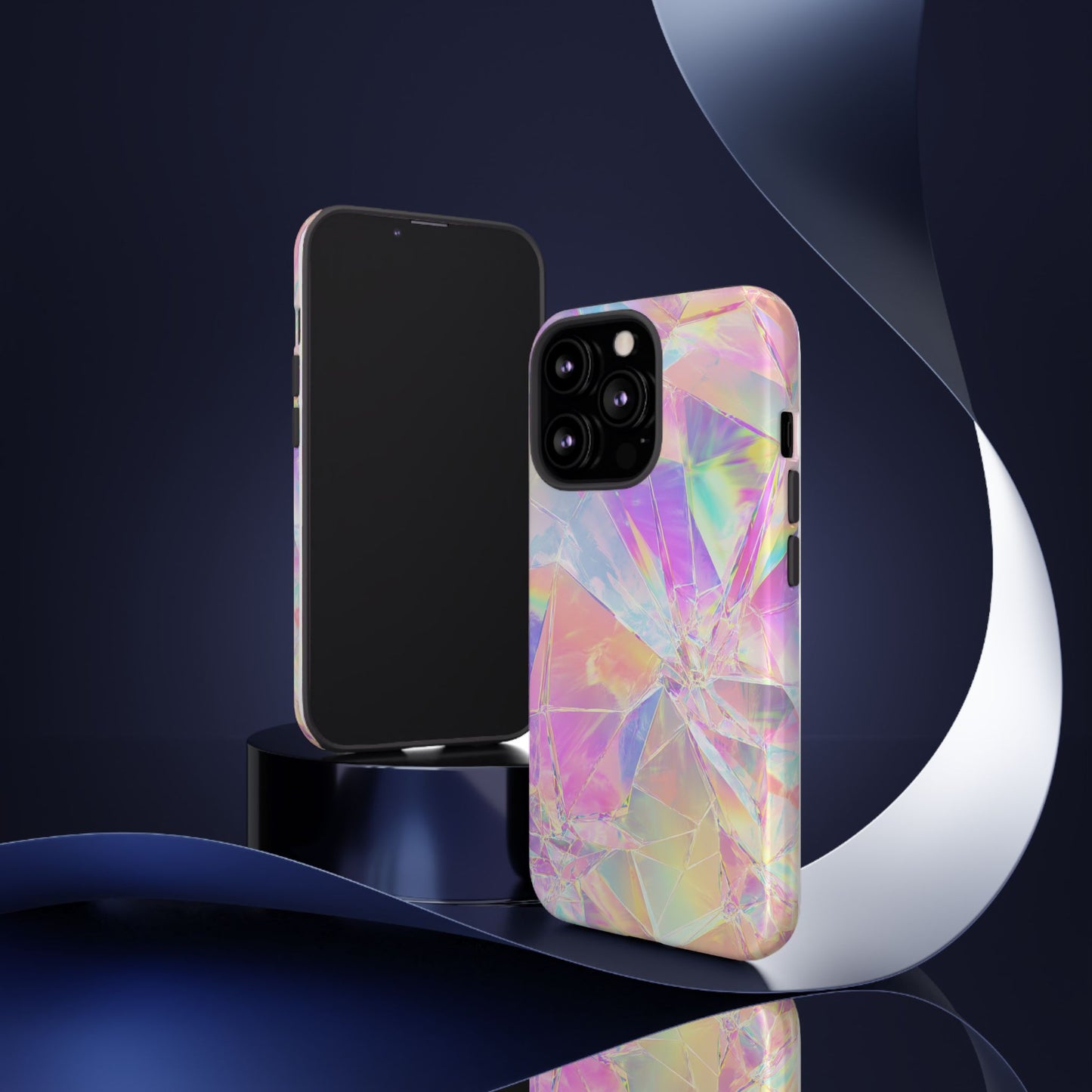 Iridescent Shards Phone Case (iPhone X - iPhone 17 Pro Max) [TOUGH CASE]