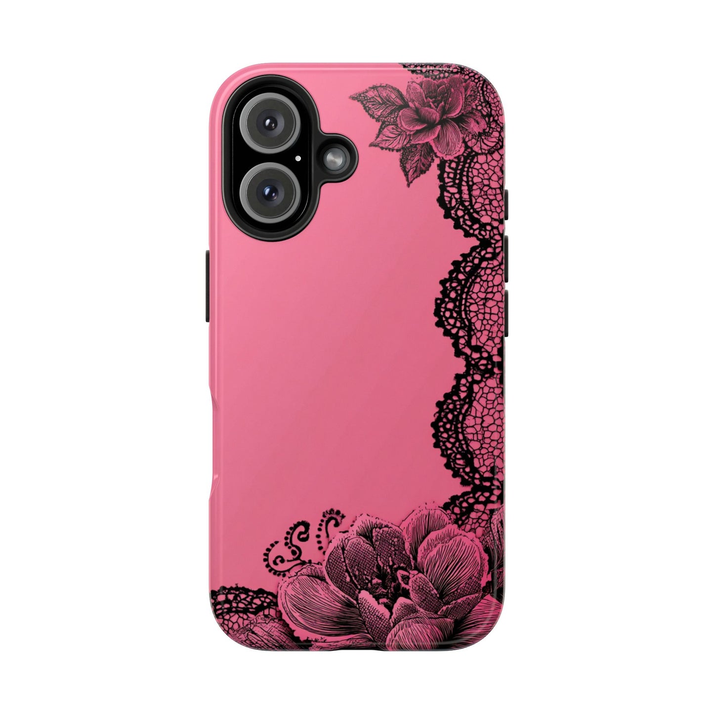 Pink Floral Lace