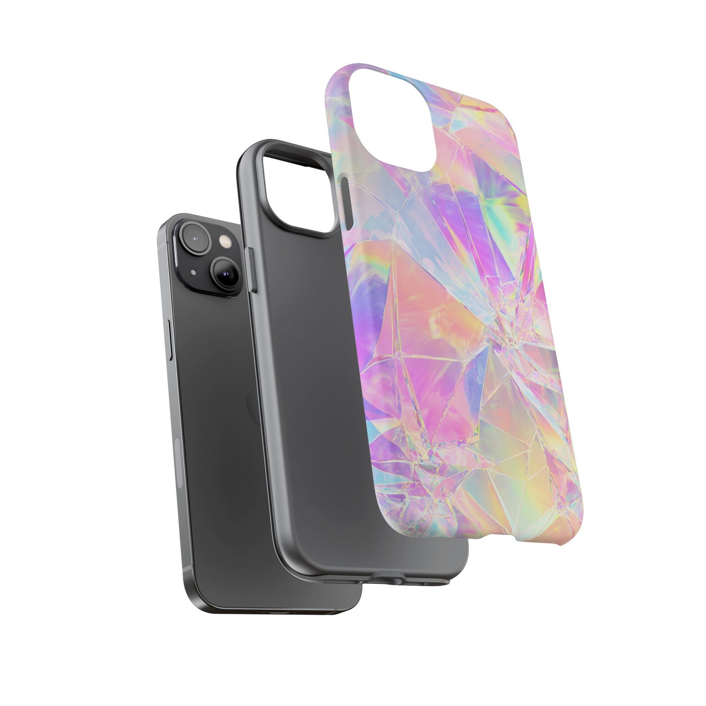 Iridescent Shards Phone Case (iPhone X - iPhone 17 Pro Max) [TOUGH CASE]
