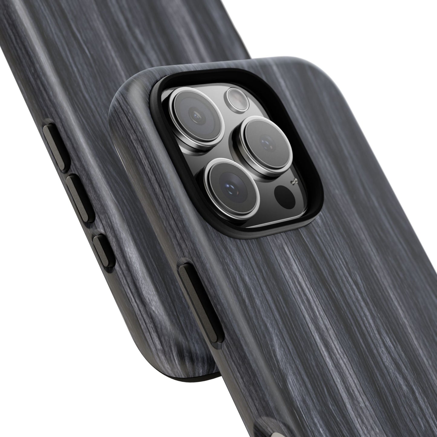 Black Wood (iPhone X - iPhone 17 Pro Max) [TOUGH CASE]