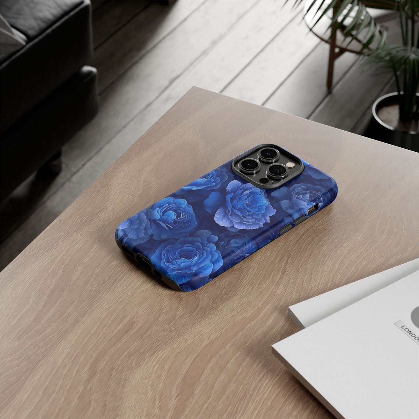 Floral Blue Roses [TOUGH CASE]