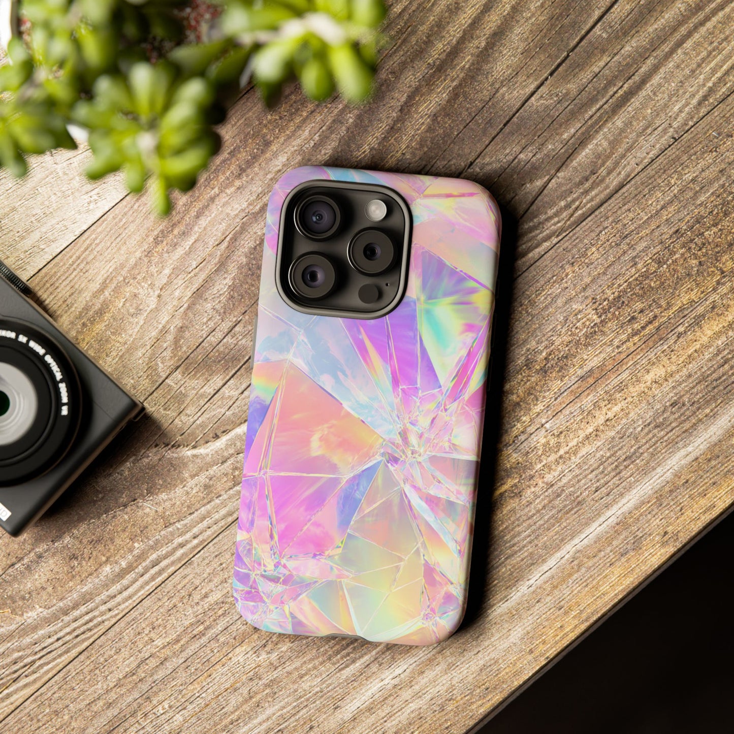 Iridescent Shards Phone Case (iPhone X - iPhone 17 Pro Max) [TOUGH CASE]