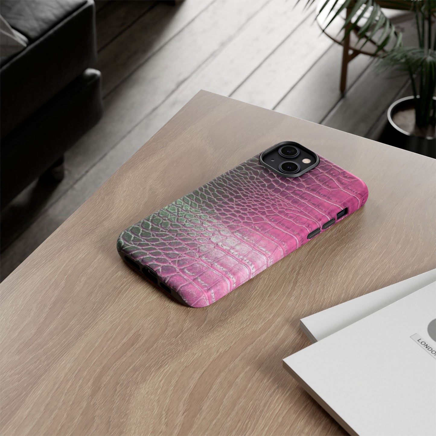 Purple Crocodile Leather [TOUGH CASE]