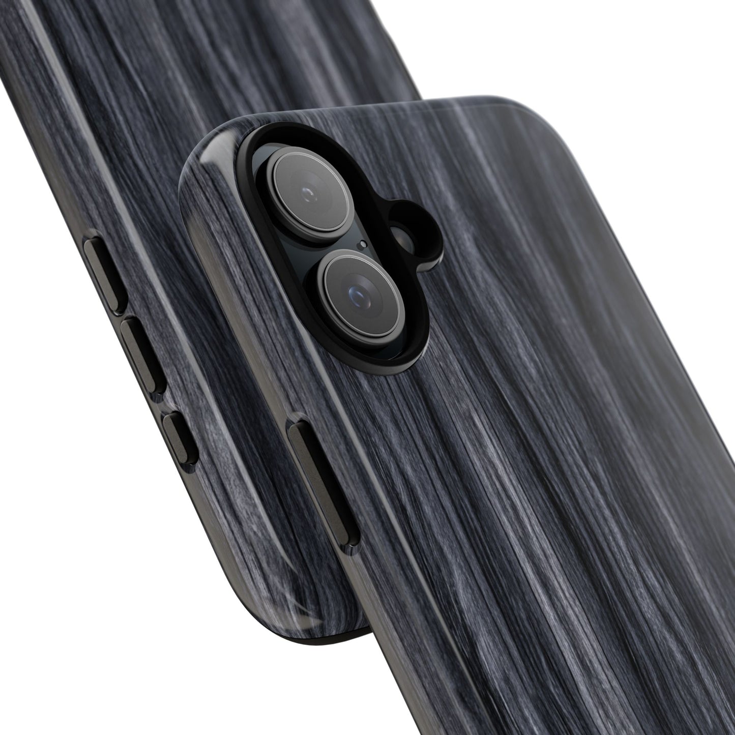 Black Wood (iPhone X - iPhone 17 Pro Max) [TOUGH CASE]
