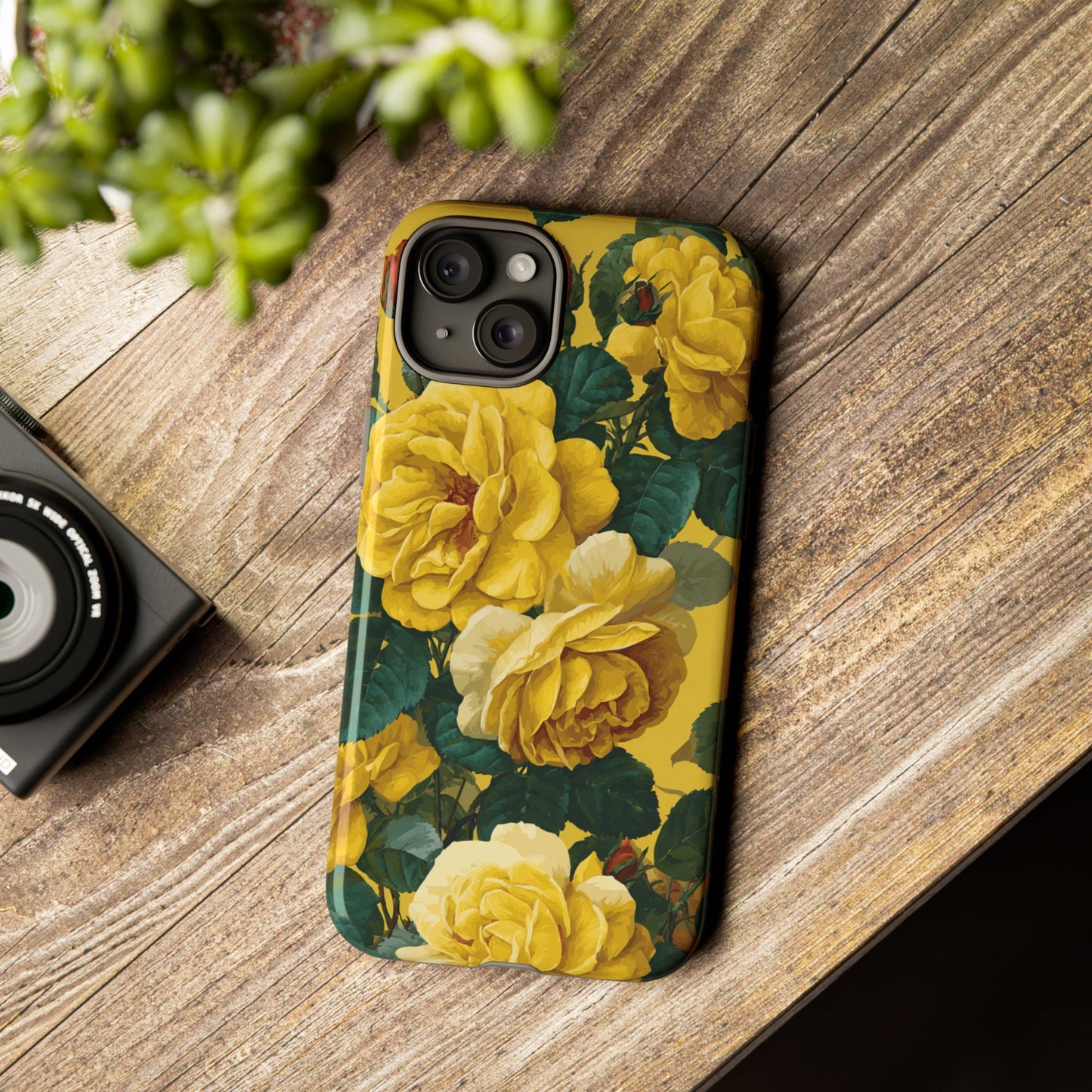 Floral Yellow Roses [TOUGH CASE]