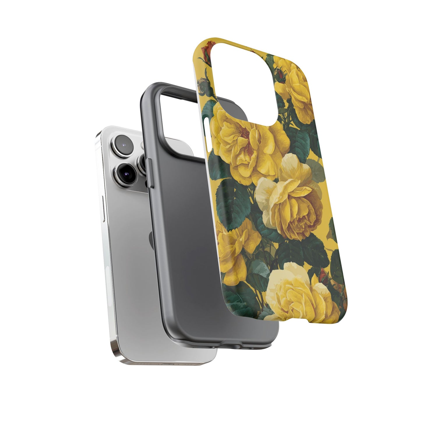 Floral Yellow Roses [TOUGH CASE]