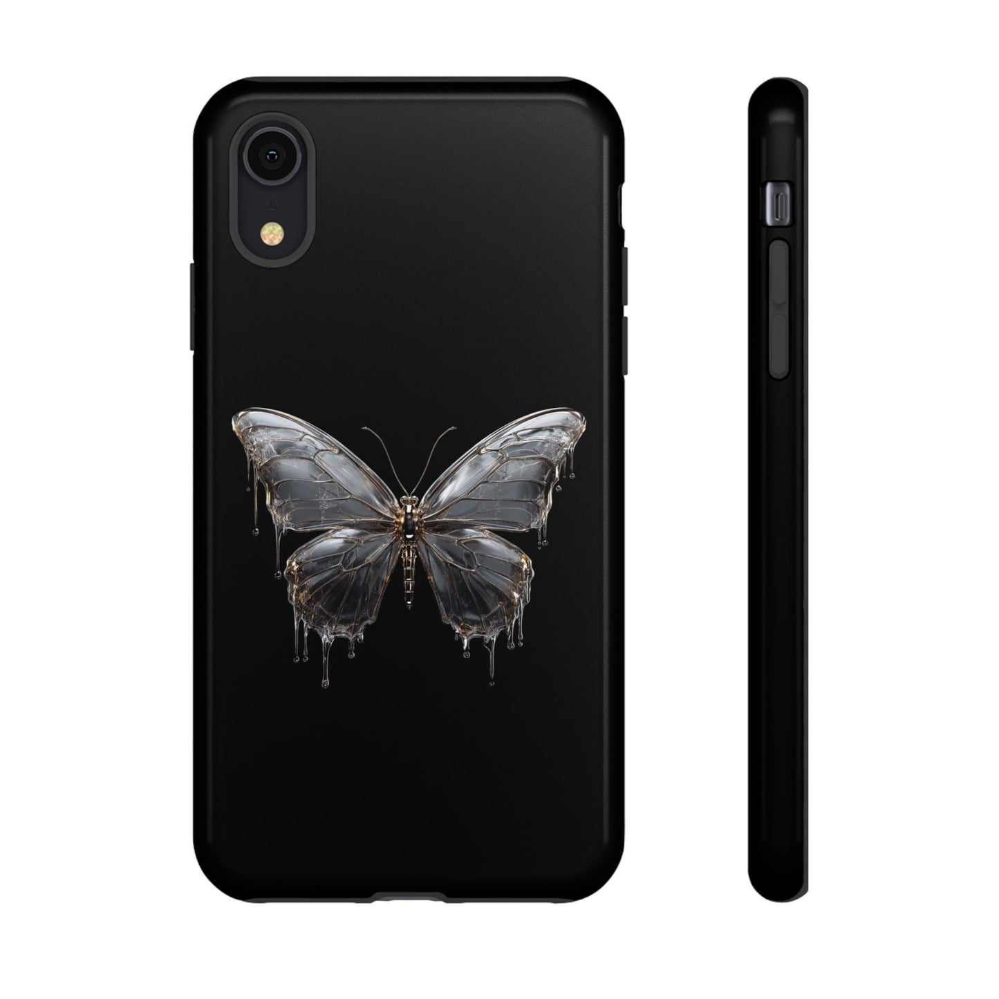 Metallic Butterfly (iPhone X - iPhone 17 Pro Max) [TOUGH CASE]