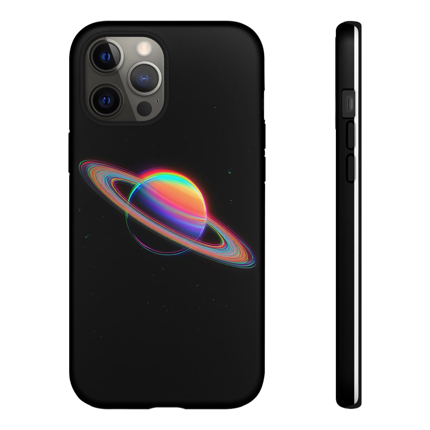 Glitched Saturn – (iPhone X - iPhone 17 Pro Max) [TOUGH CASE]