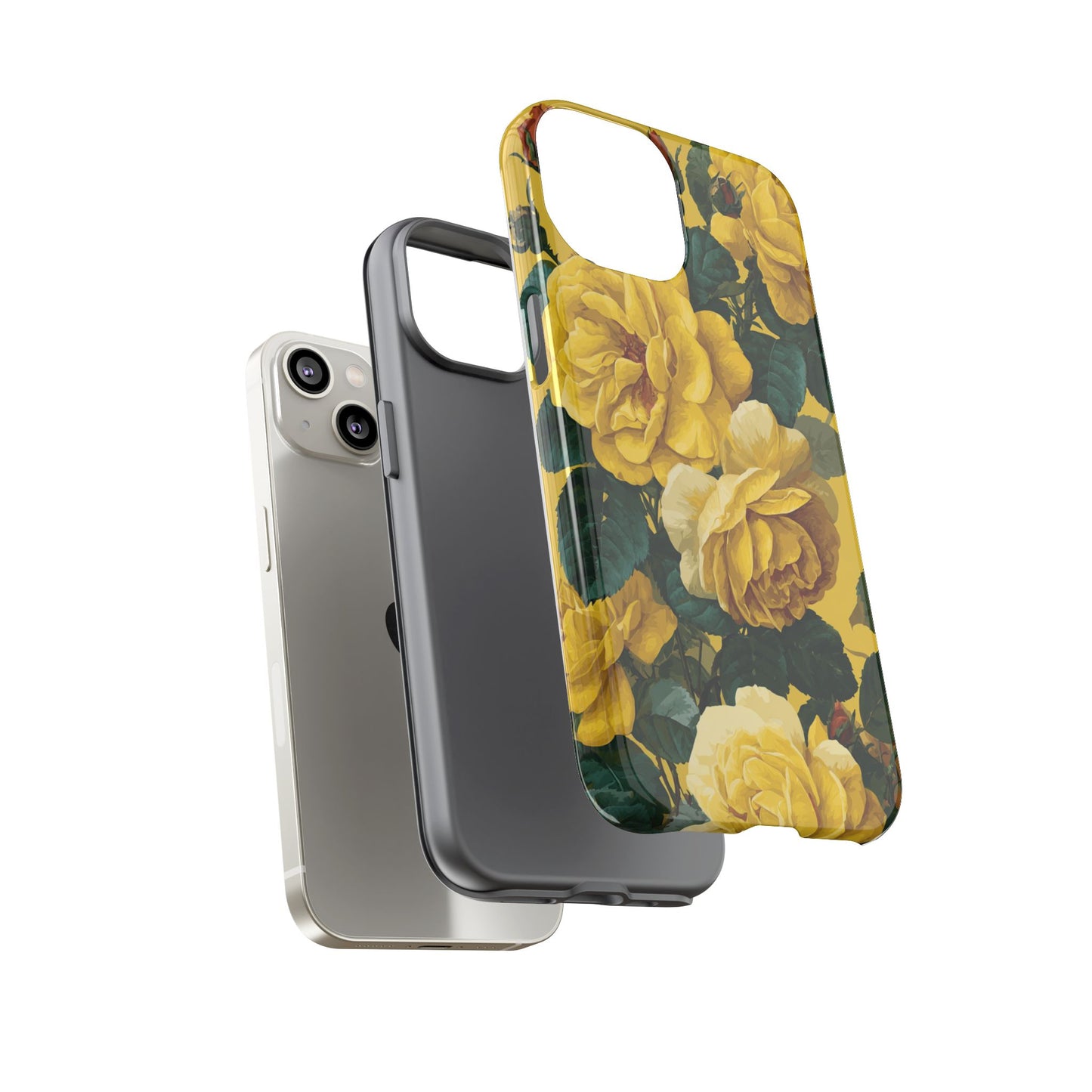Floral Yellow Roses [TOUGH CASE]