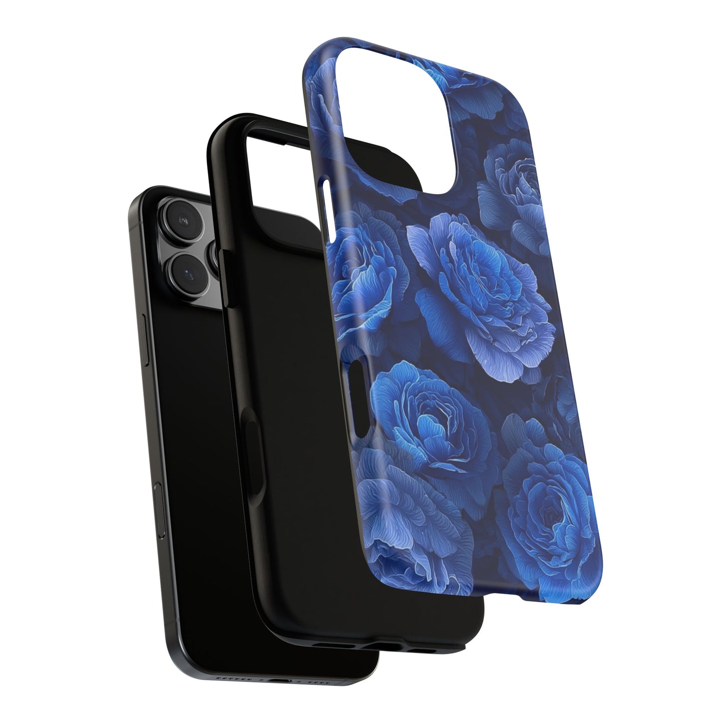 Floral Blue Roses [TOUGH CASE]