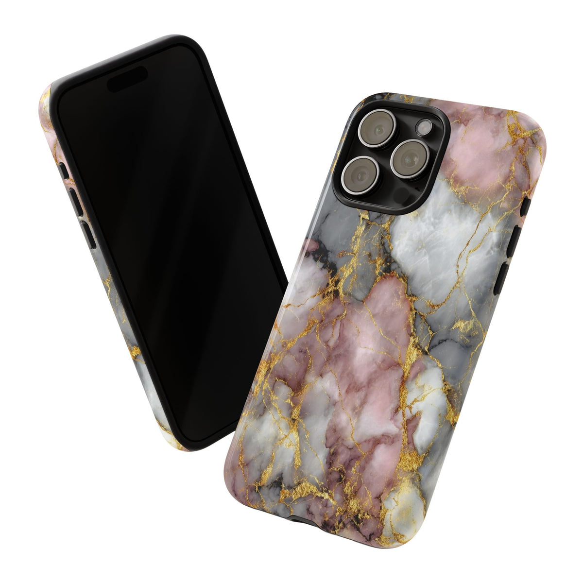 Rose & White Marble