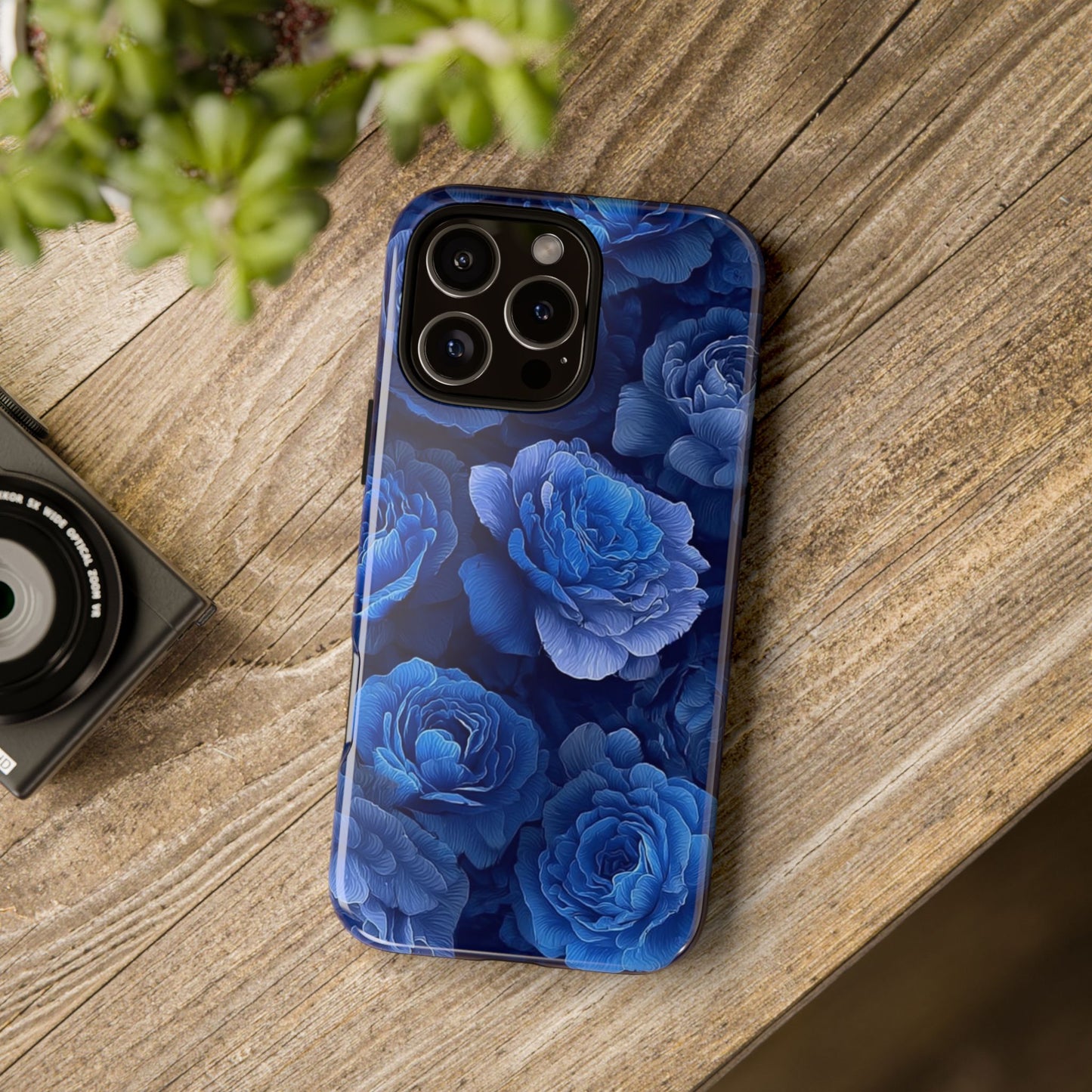 Floral Blue Roses [TOUGH CASE]