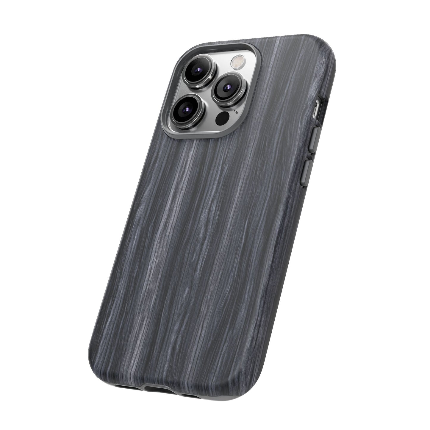 Black Wood (iPhone X - iPhone 17 Pro Max) [TOUGH CASE]