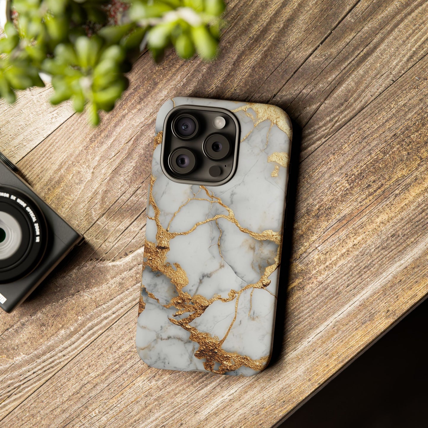 White & Gold Marble [TOUGH CASE]