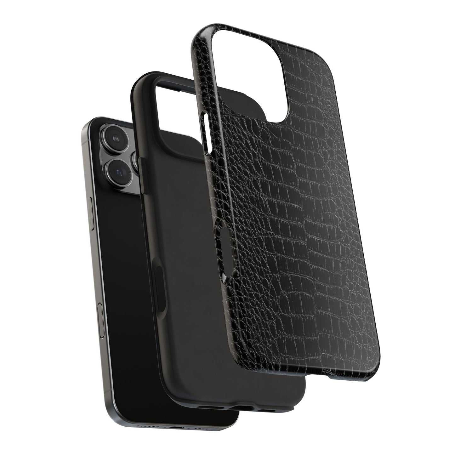 Black Crocodile Skin