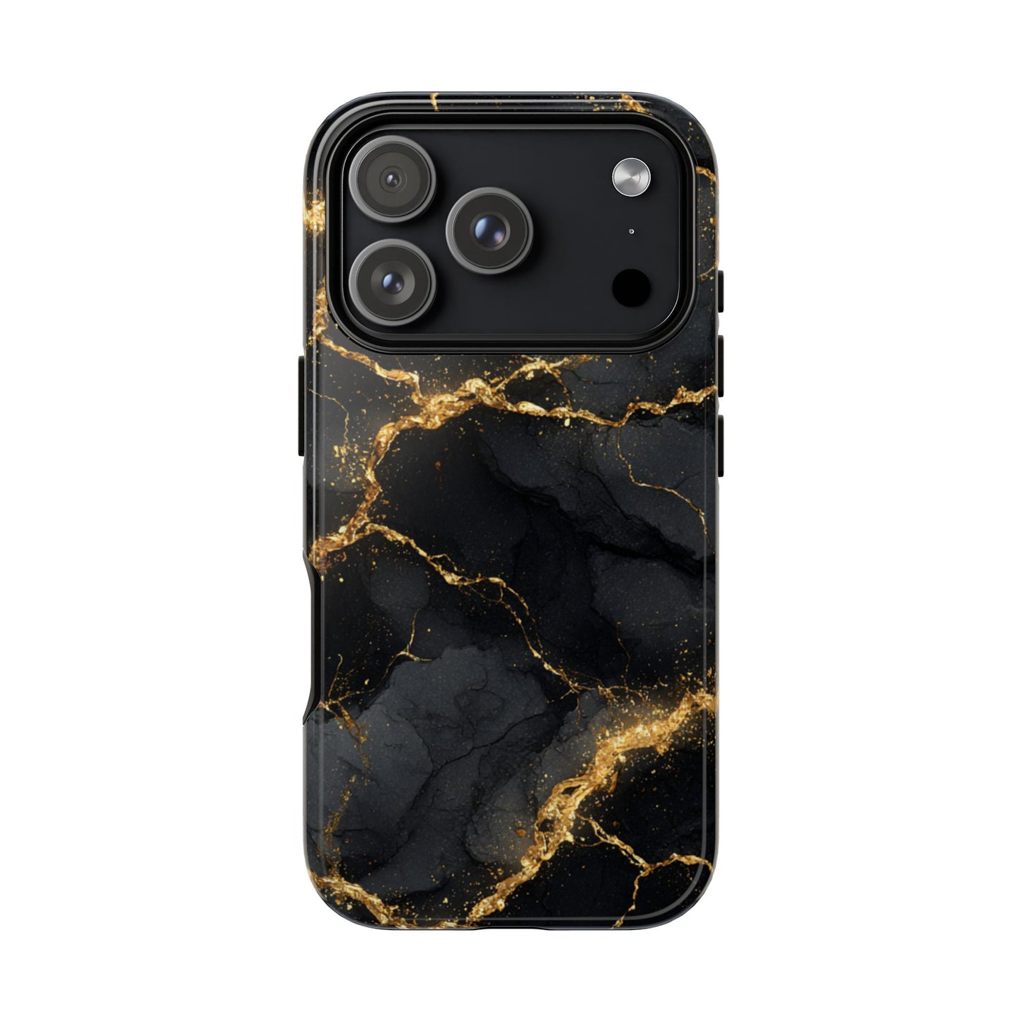 Black & Gold Marble [TOUGH CASE]