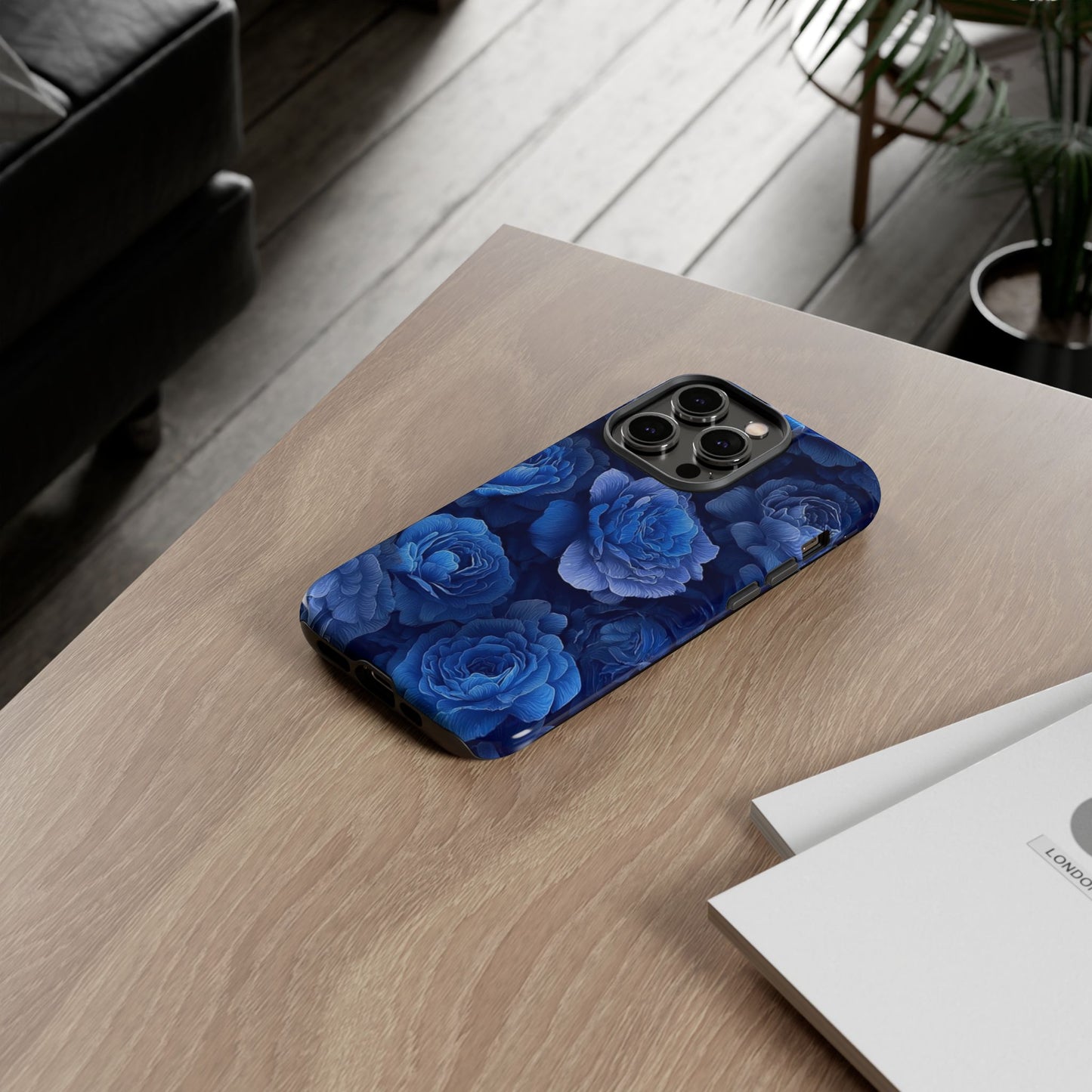 Floral Blue Roses [TOUGH CASE]