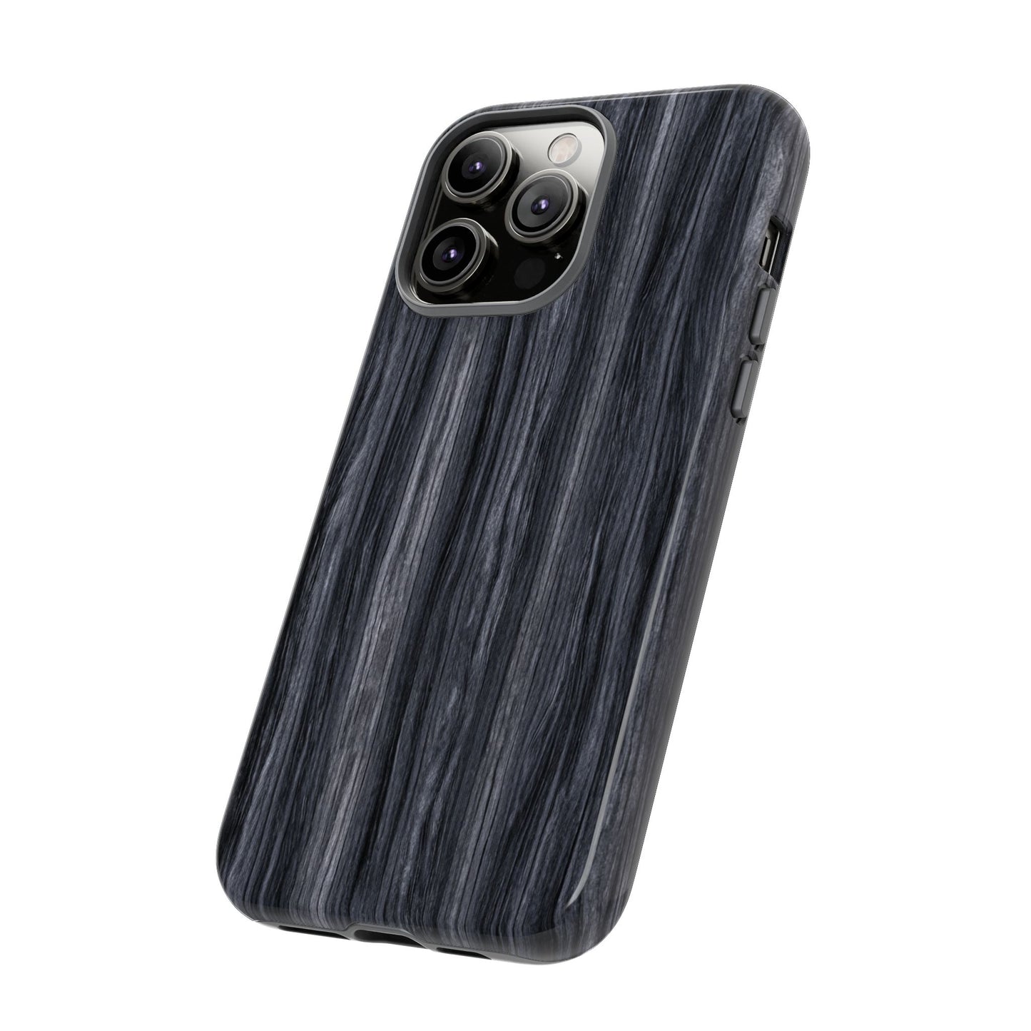 Black Wood (iPhone X - iPhone 17 Pro Max) [TOUGH CASE]