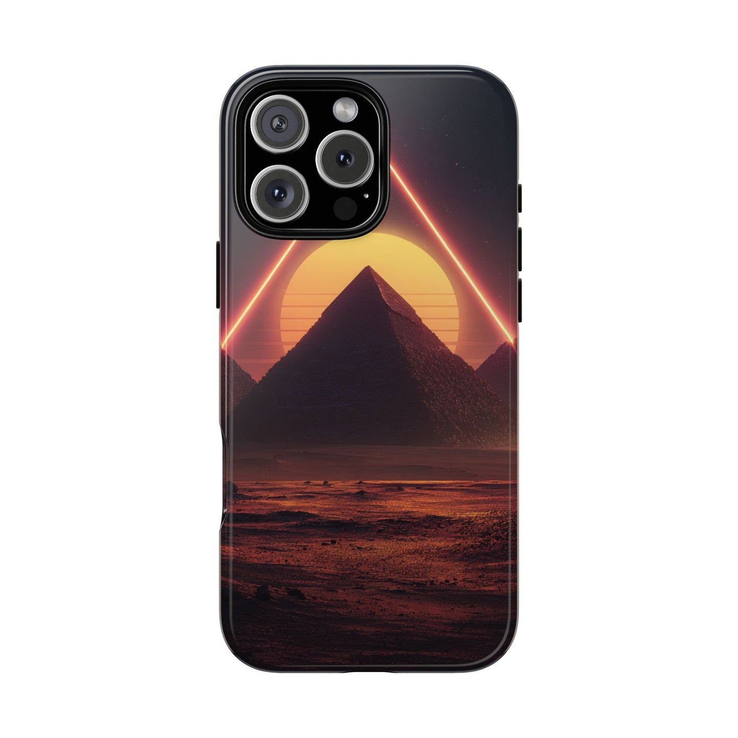 Retro Pyramid Sunset [TOUGH CASE]