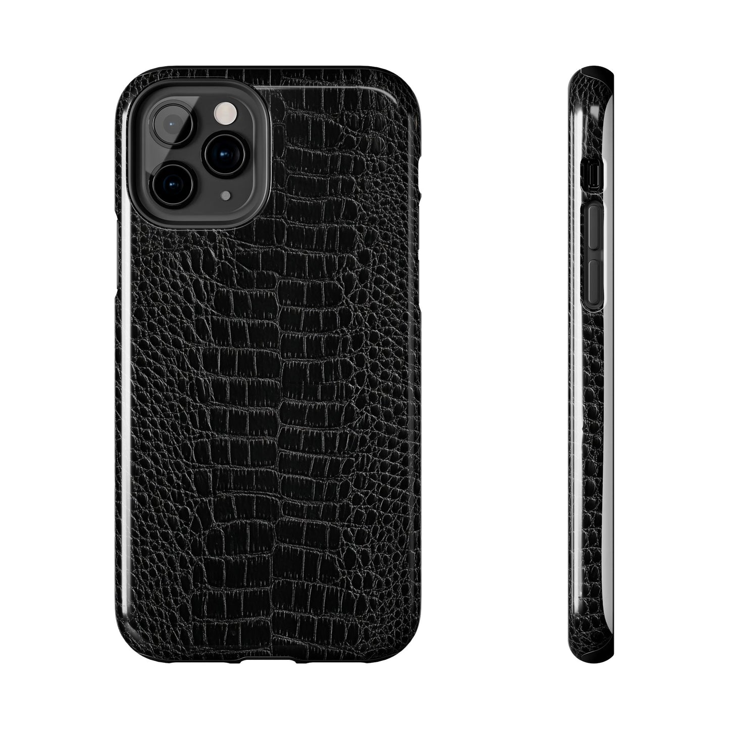Black Crocodile Skin