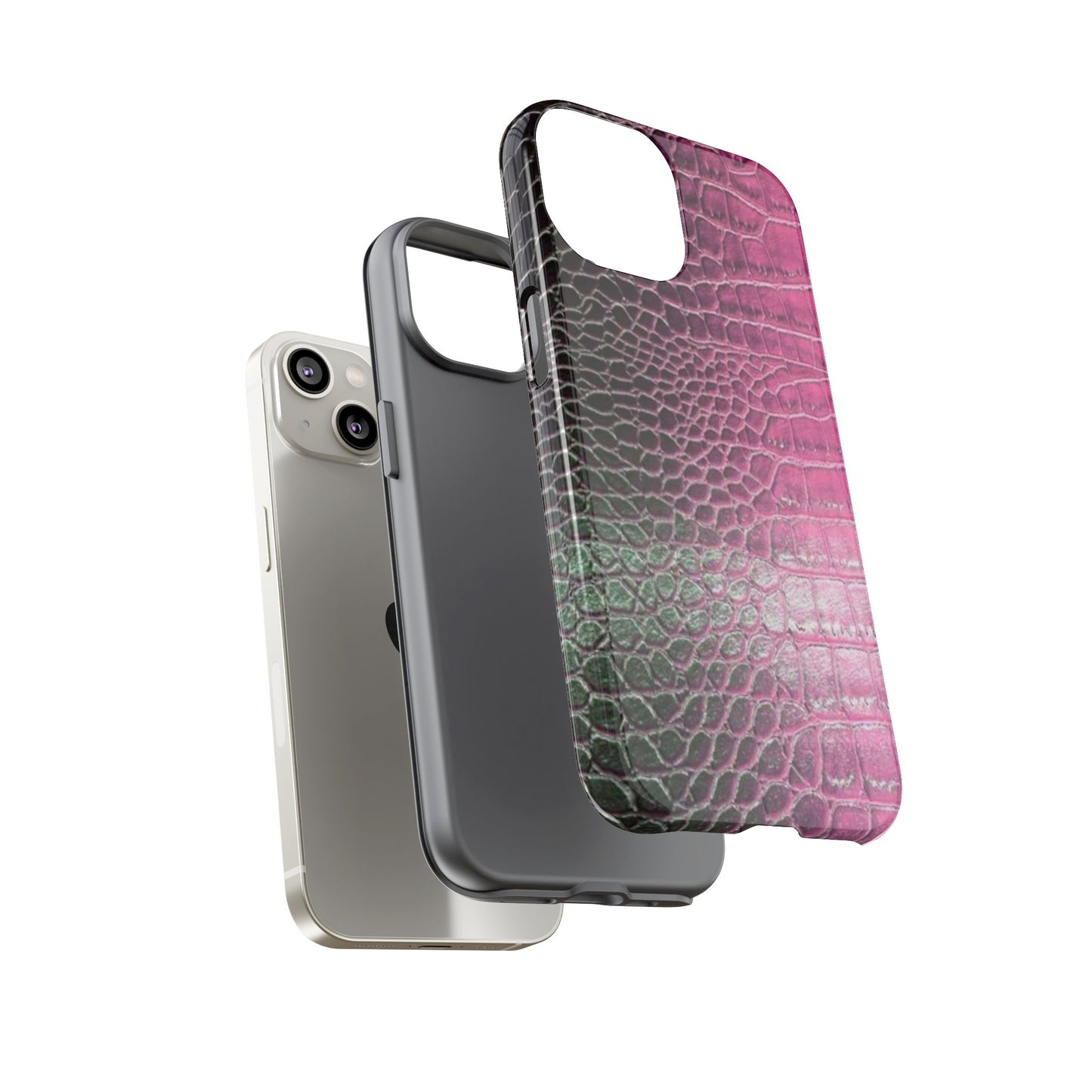 Purple Crocodile Leather [TOUGH CASE]