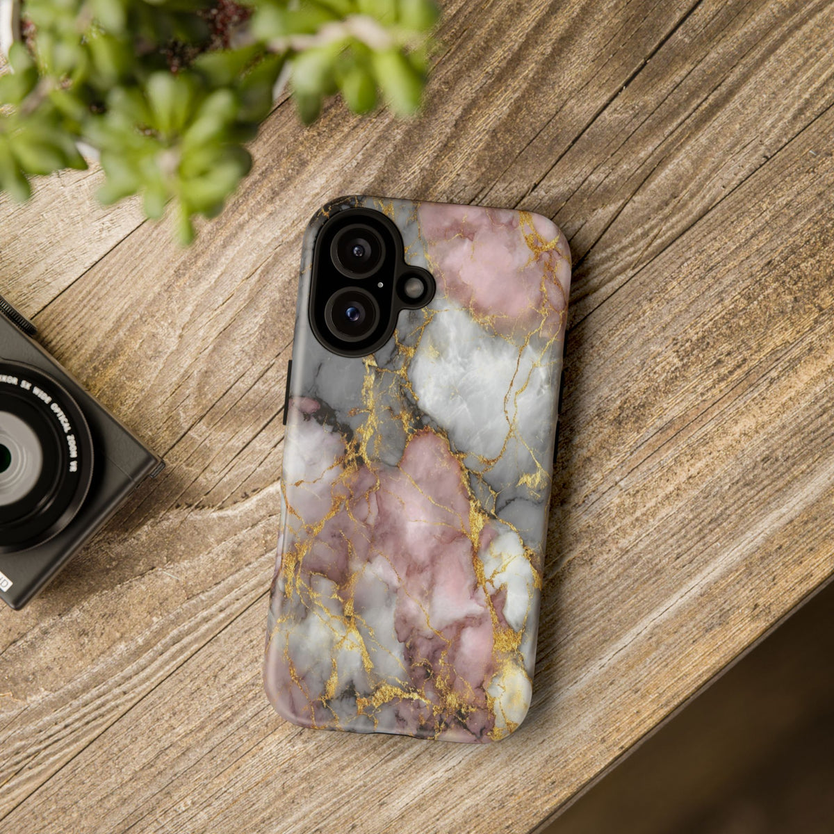 Rose & White Marble