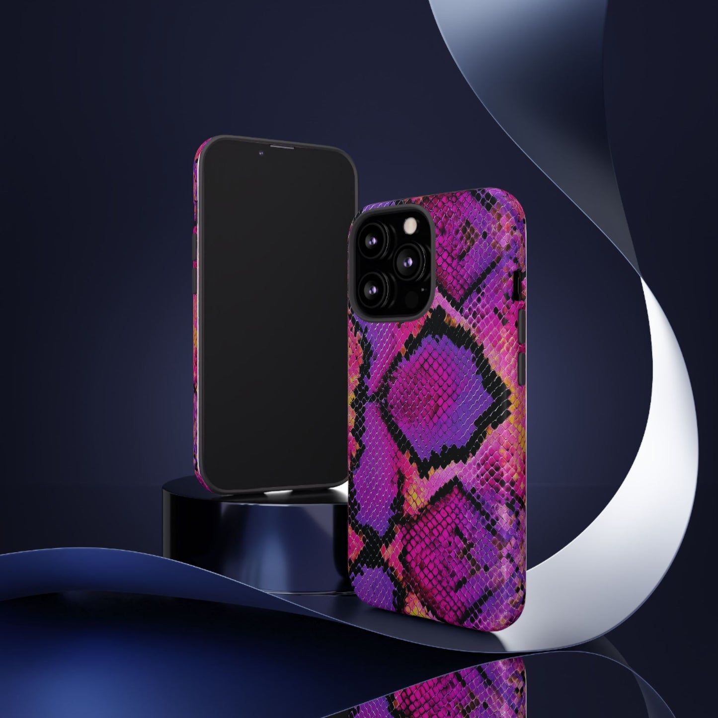 Purple Pink Snake Skin [TOUGH CASE]
