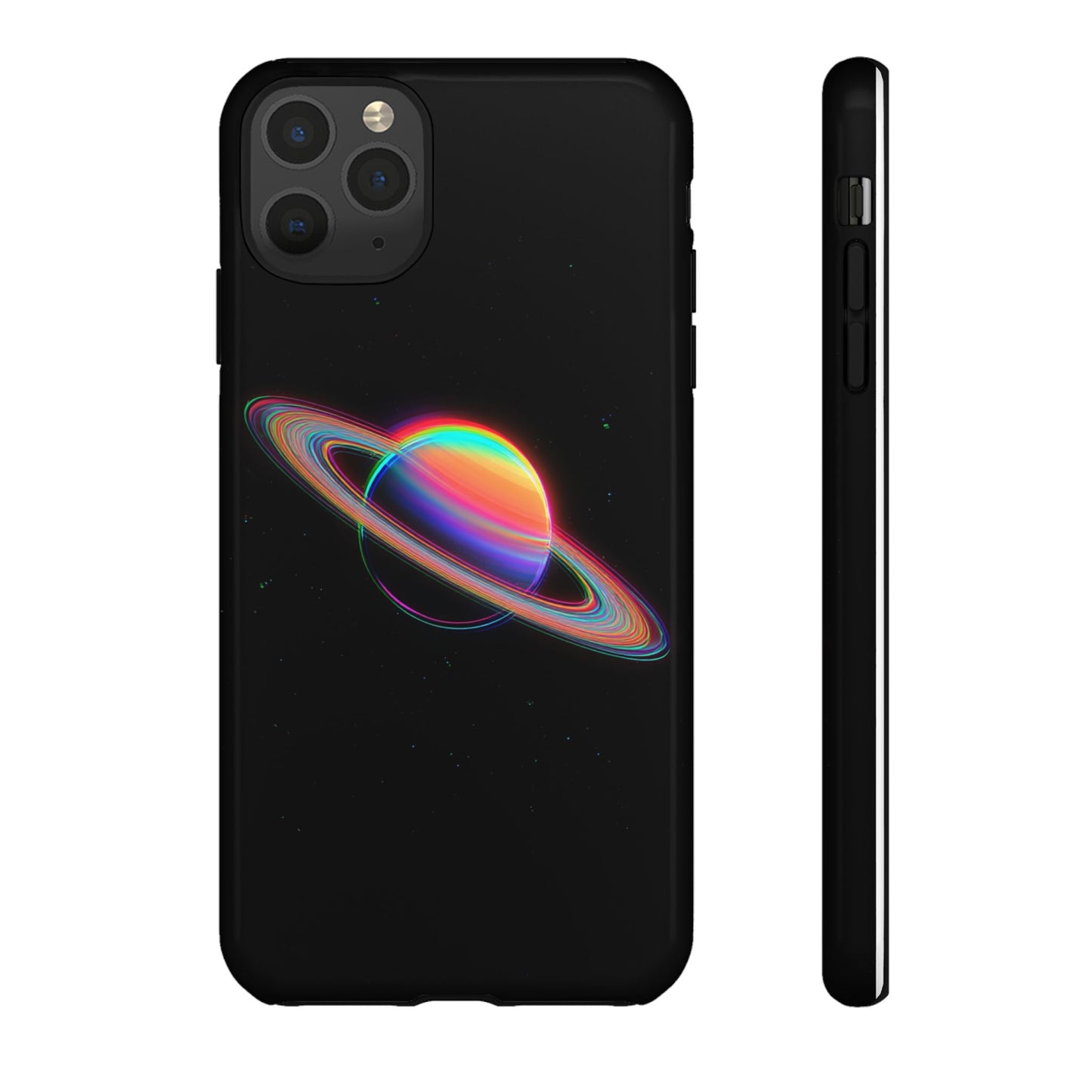 Glitched Saturn – (iPhone X - iPhone 17 Pro Max) [TOUGH CASE]