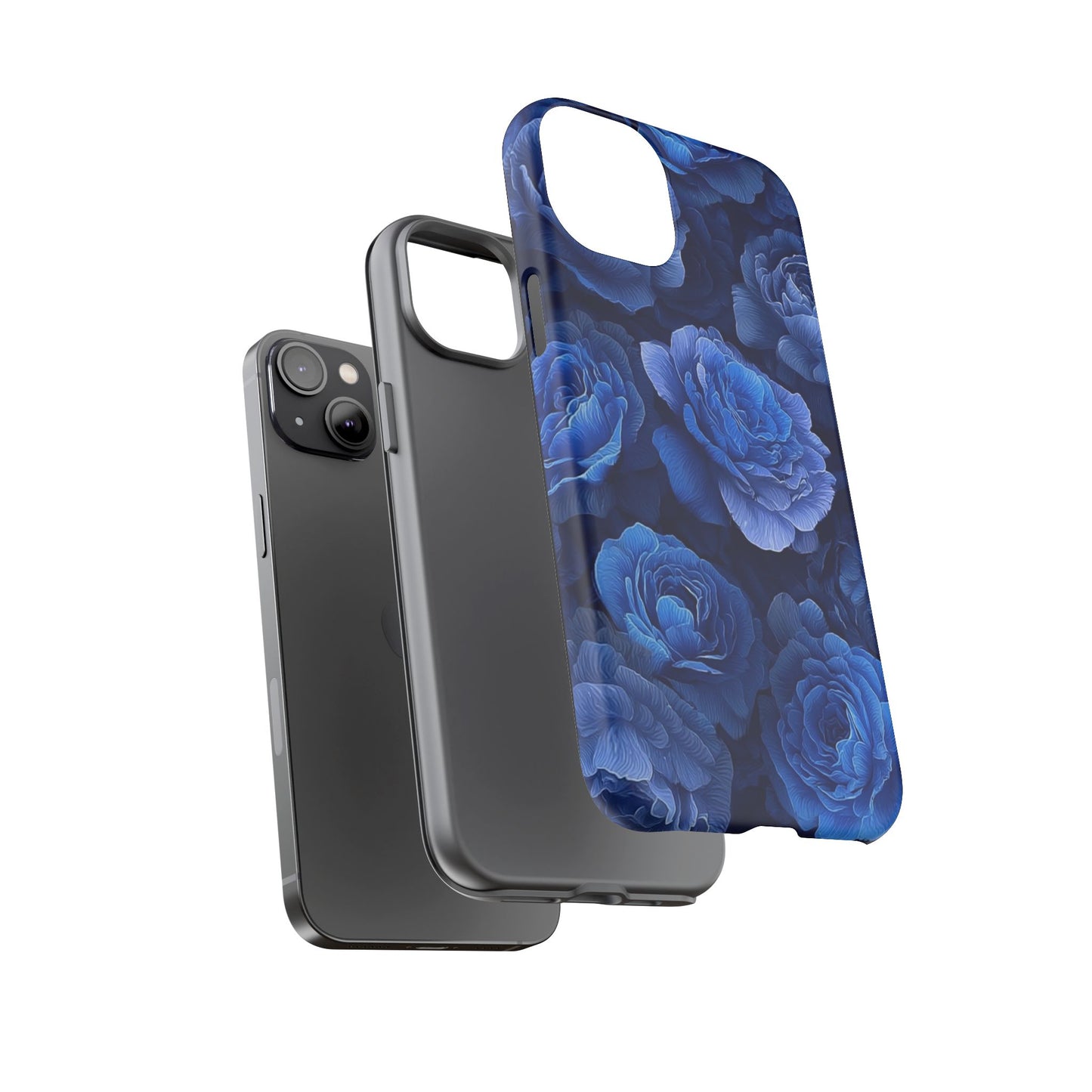 Floral Blue Roses [TOUGH CASE]