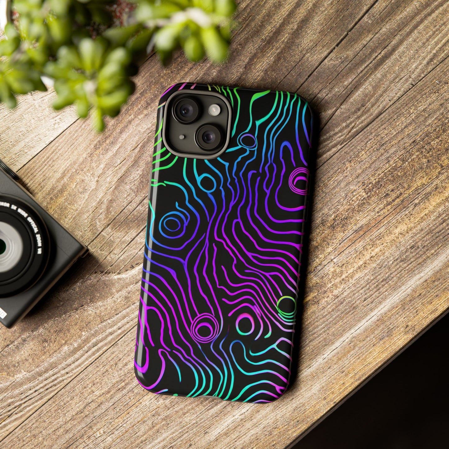 Topographic (iPhone X - iPhone 17 Pro Max) [TOUGH CASE]