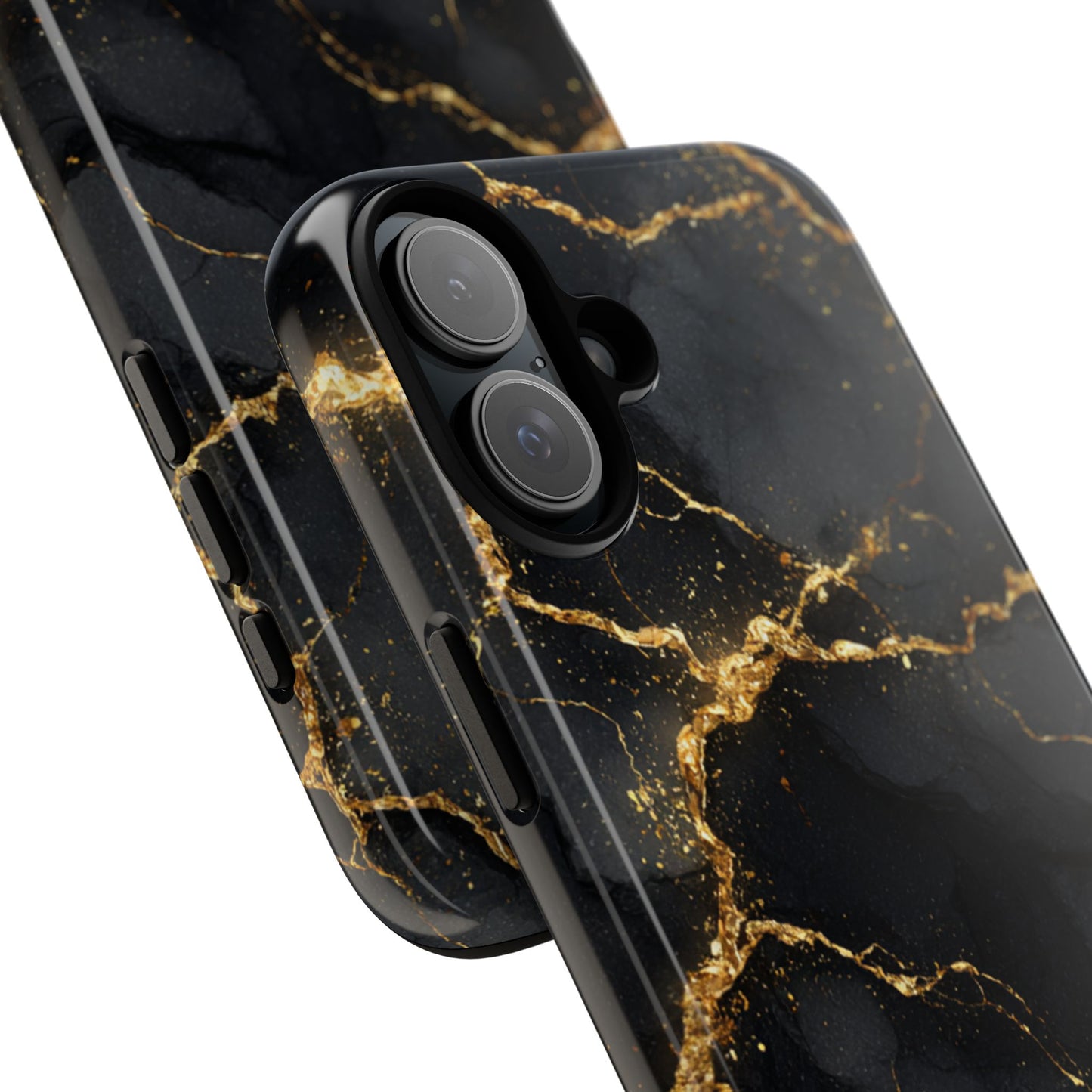 Black & Gold Marble [TOUGH CASE]