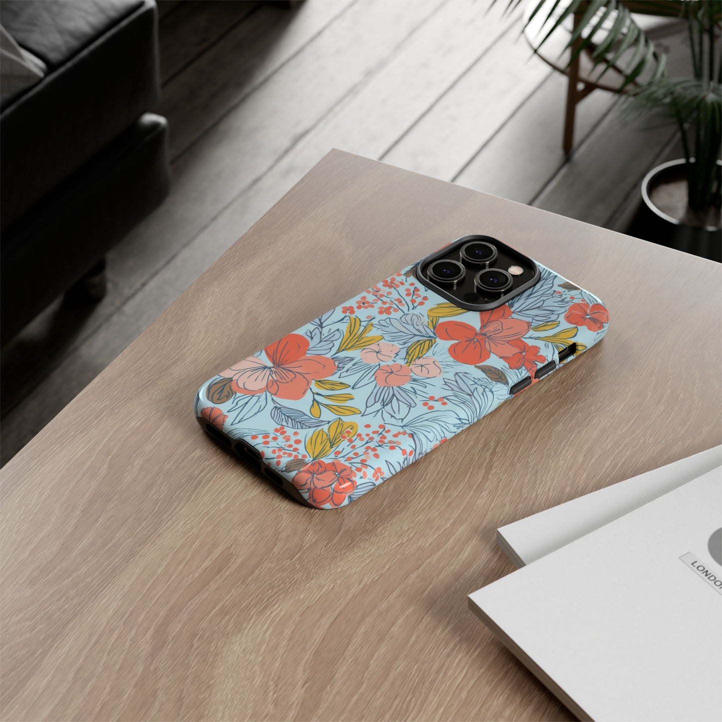 Floral 02 (iPhone X - iPhone 17 Pro Max) [TOUGH CASE]