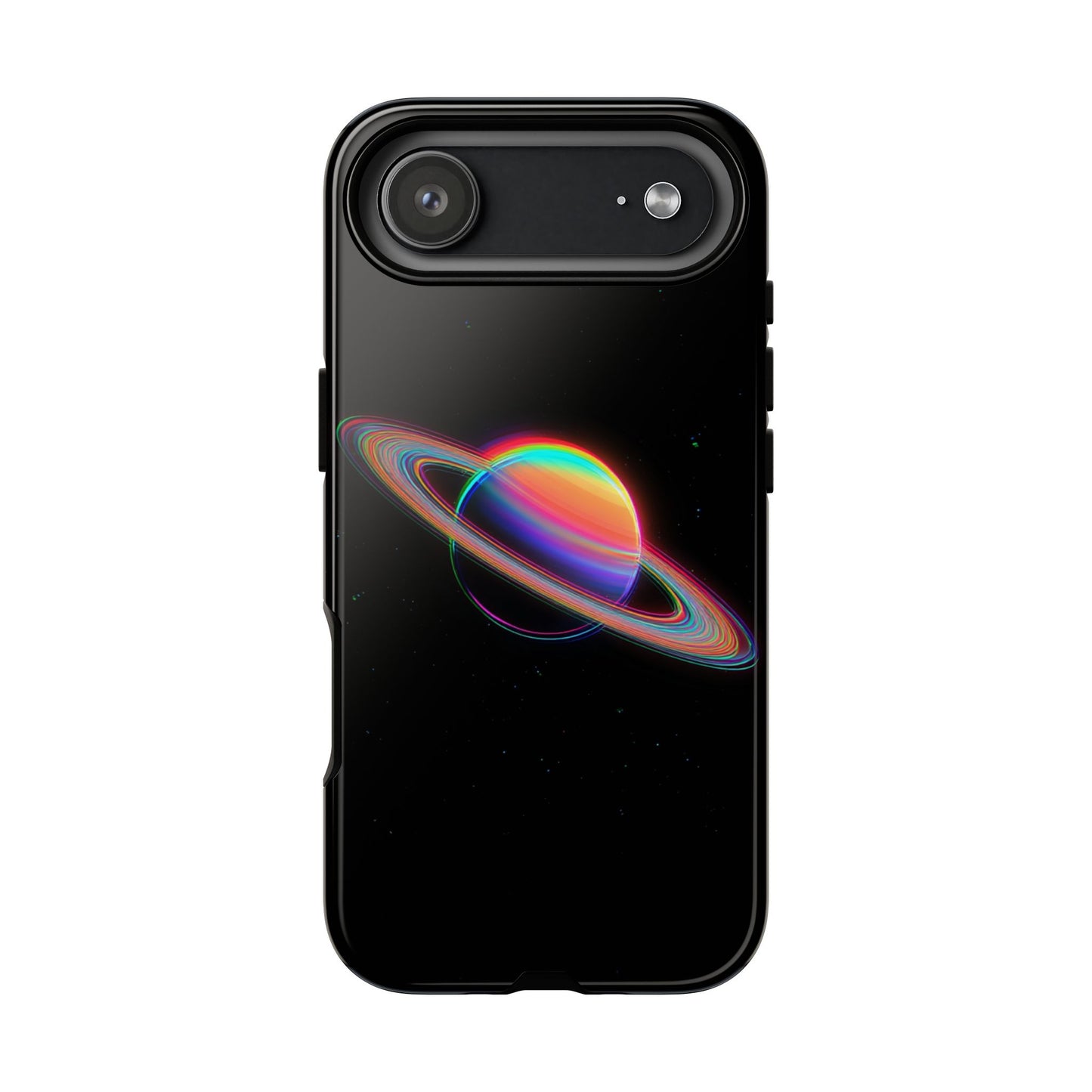 Glitched Saturn – (iPhone X - iPhone 17 Pro Max) [TOUGH CASE]