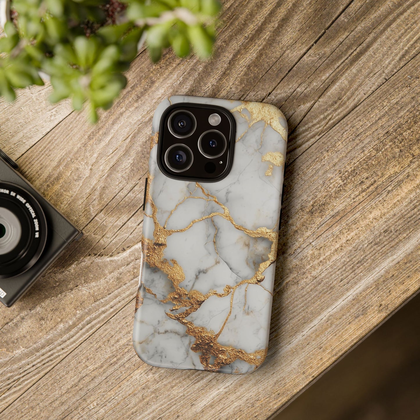 White & Gold Marble [TOUGH CASE]