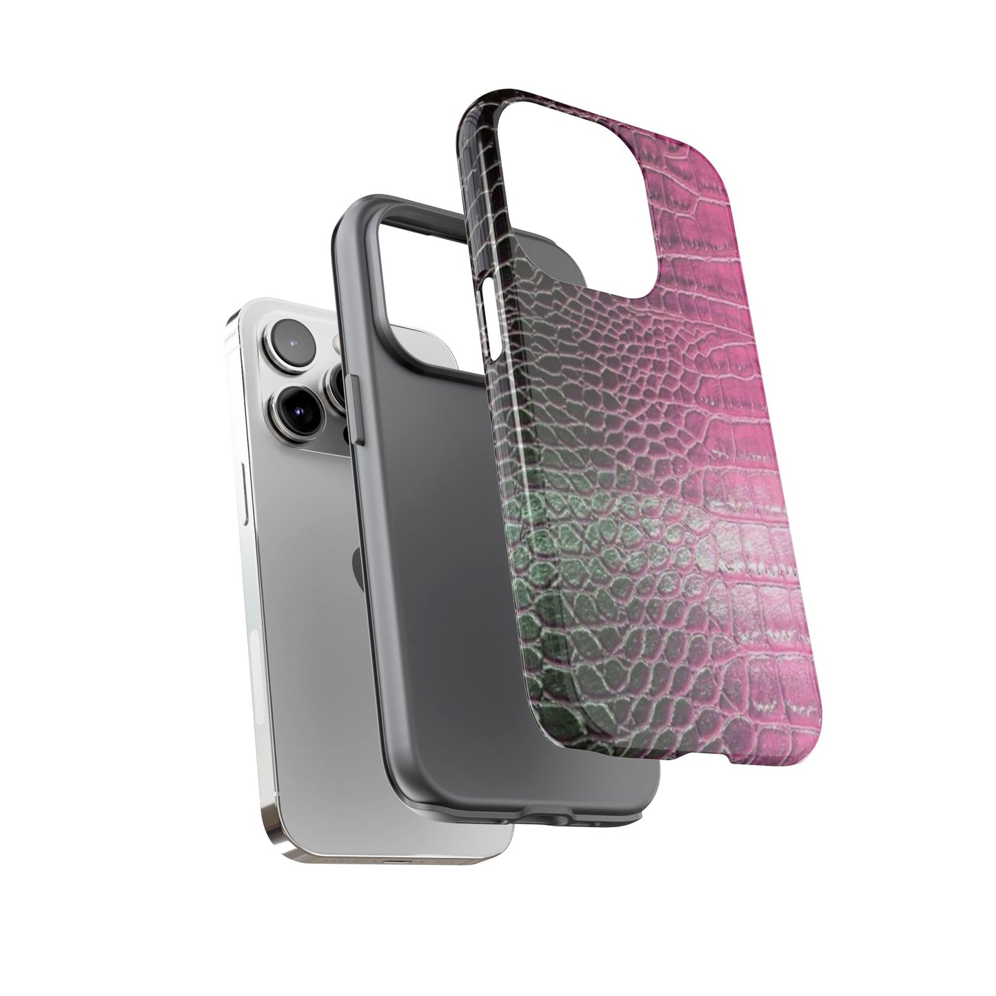 Purple Crocodile Leather [TOUGH CASE]