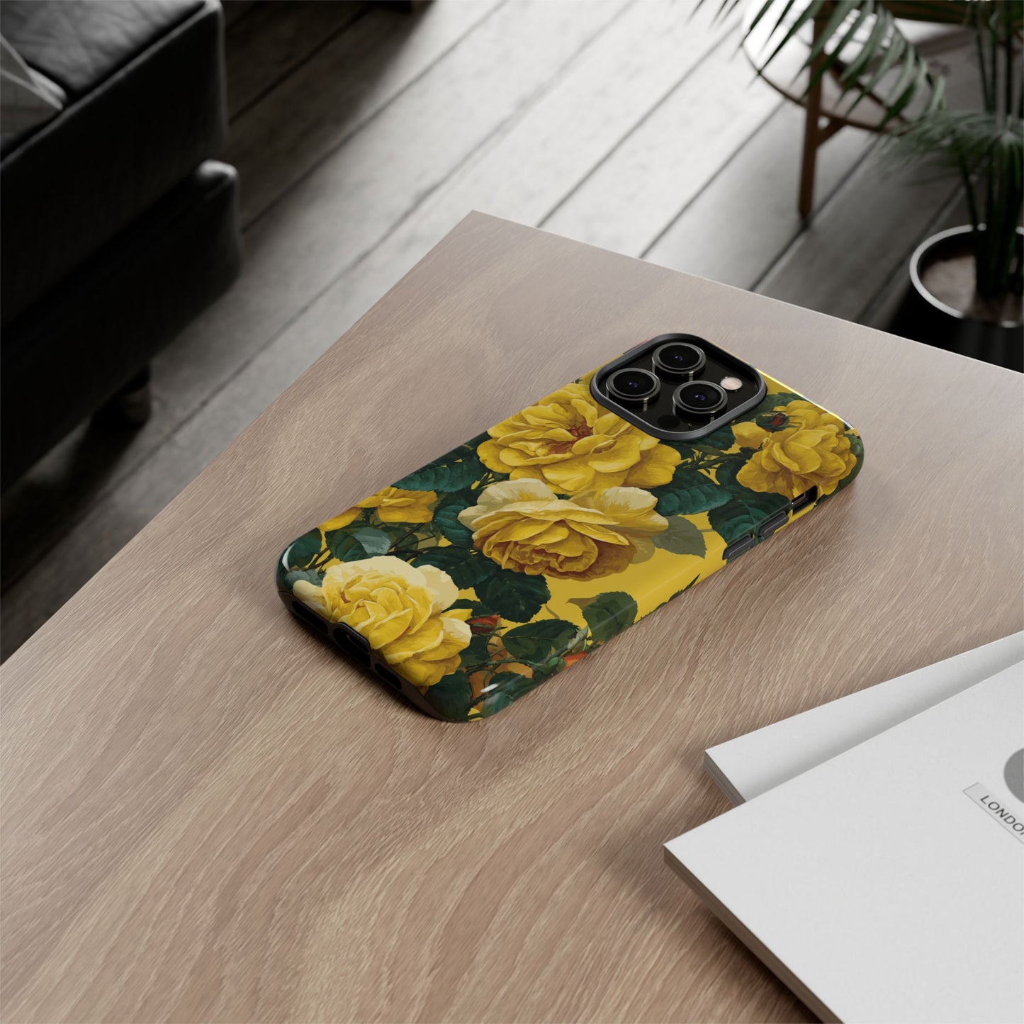 Floral Yellow Roses [TOUGH CASE]